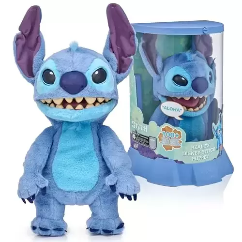 Peluches Disney Store - Real FX - Stitch