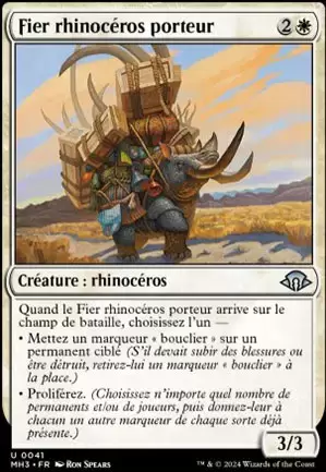 Horizons du Modern III (3) - Fier rhinocéros porteur