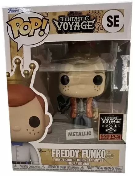 POP! Funko - Funtastik Voyage - Freddy Funko as Marty McFly Metallic