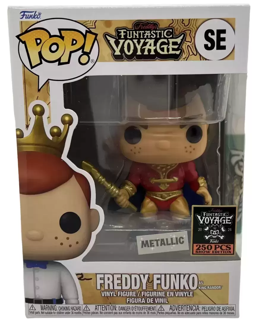 POP! Funko - Funtastik Voyage - Freddy Funko As King Randor Metallic