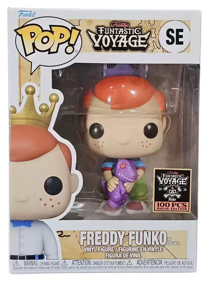 POP! Funko - Funtastik Voyage - Freddy Funko As Chuckie Purple Raptor