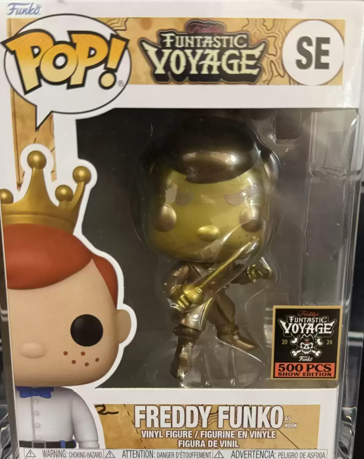 POP! Funko - Funtastik Voyage - Freddy Funko as Hook Gold
