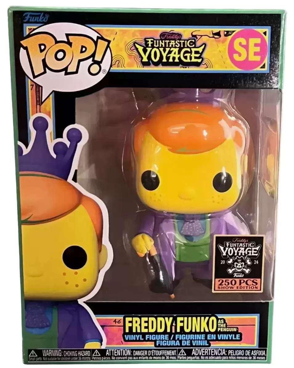 POP! Funko - Funtastik Voyage - Freddy Funko as The Penguin Blacklight