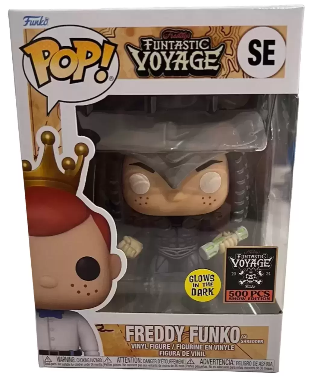 POP! Funko - Funtastik Voyage - Freddy Funko as Shredder GITD