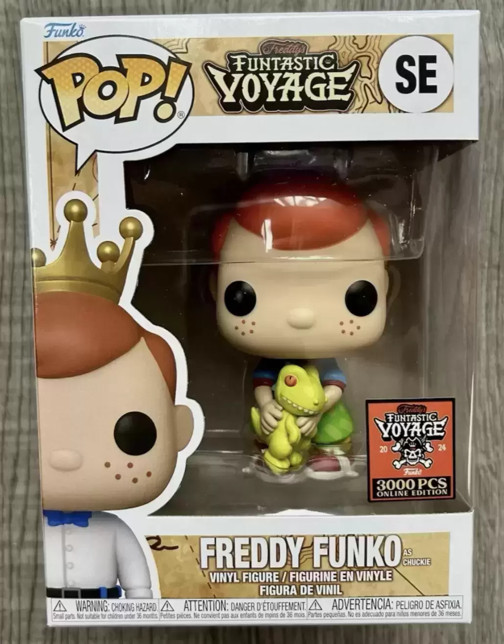 POP! Funko - Funtastik Voyage - Freddy Funko As Chuckie Yellow Raptor