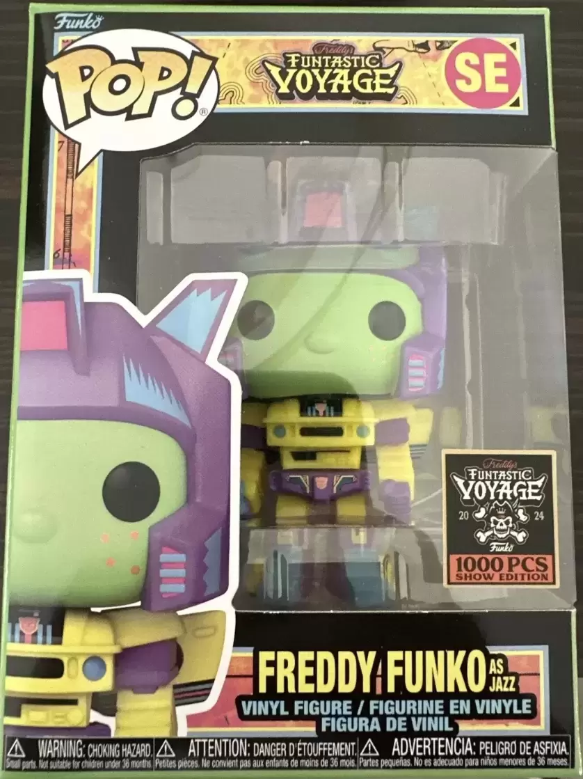 POP! Funko - Funtastik Voyage - Freddy Funko as Jazz Blacklight