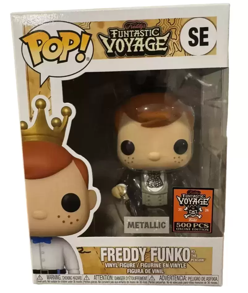 POP! Funko - Funtastik Voyage - Freddy Funko as The Penguin Metallic