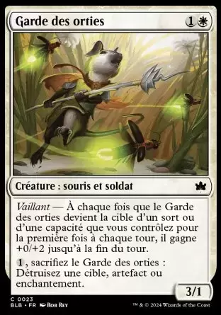 Bloomburrow - Garde des orties