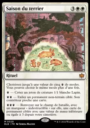 Bloomburrow - Saison du terrier