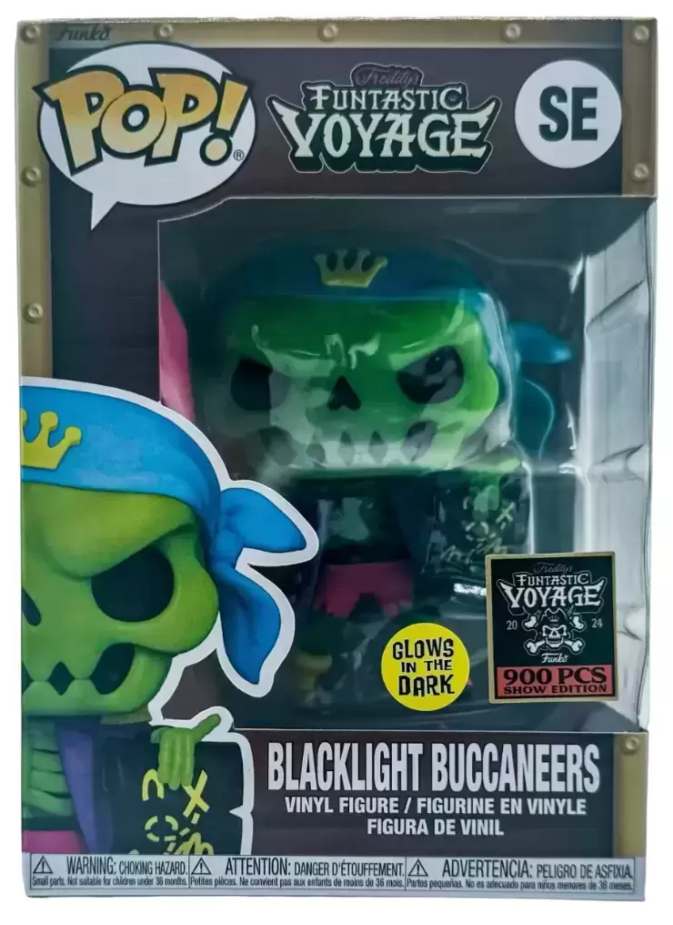 POP! Funko - Funtastik Voyage - Blacklight Buccaneers GITD