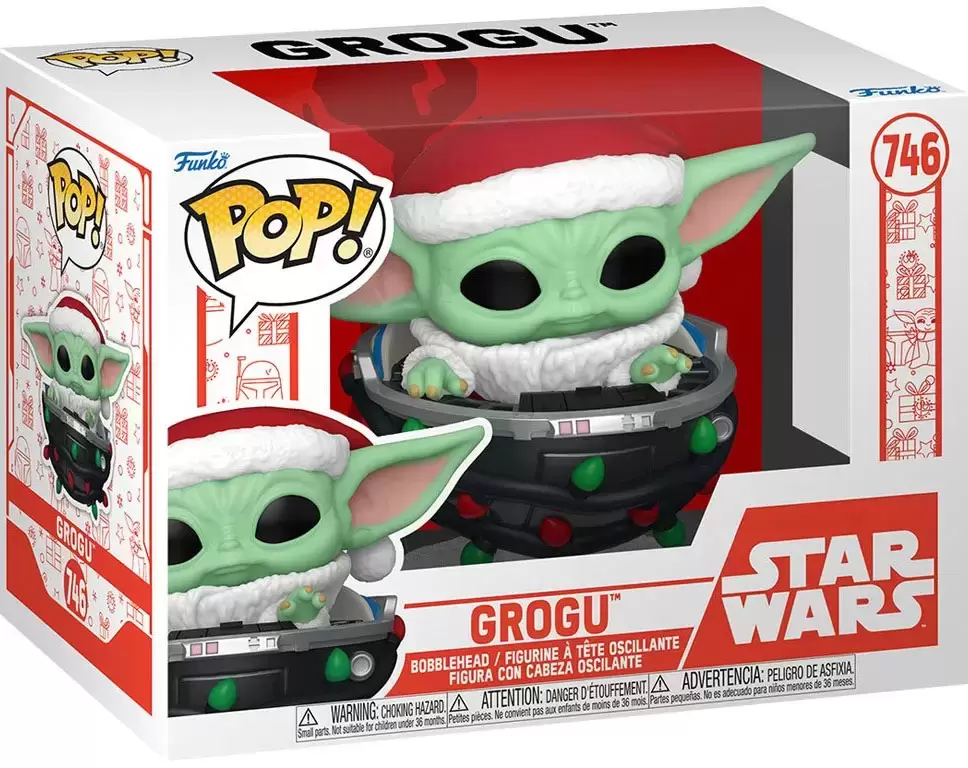 POP! Star Wars - Grogu - Holiday Hover Pram