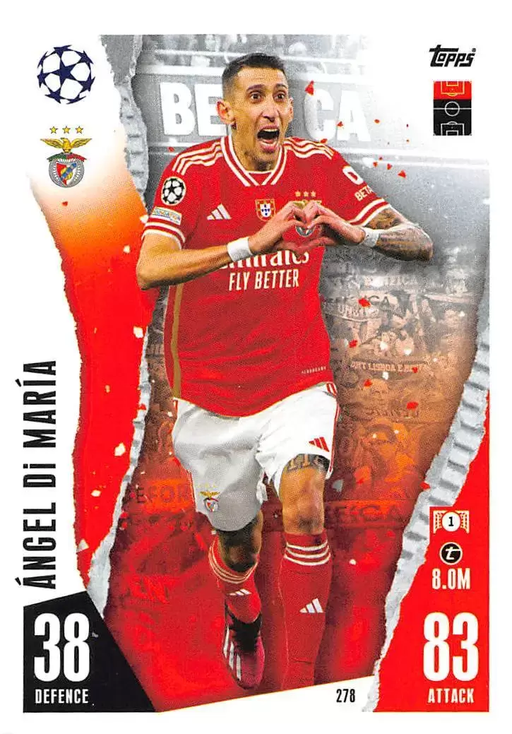 Match Attax - UEFA Champions League 2023/24 - Ángel Di María