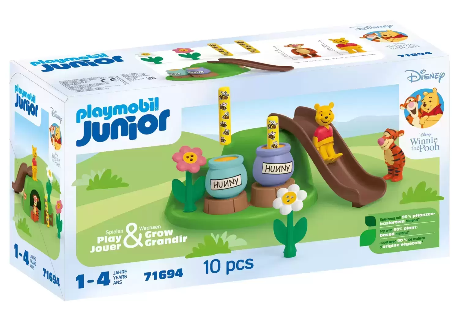Playmobil 1.2.3 - JUNIOR & Disney: Winnie the Pooh\'s & Tigger\'s Bee Garden