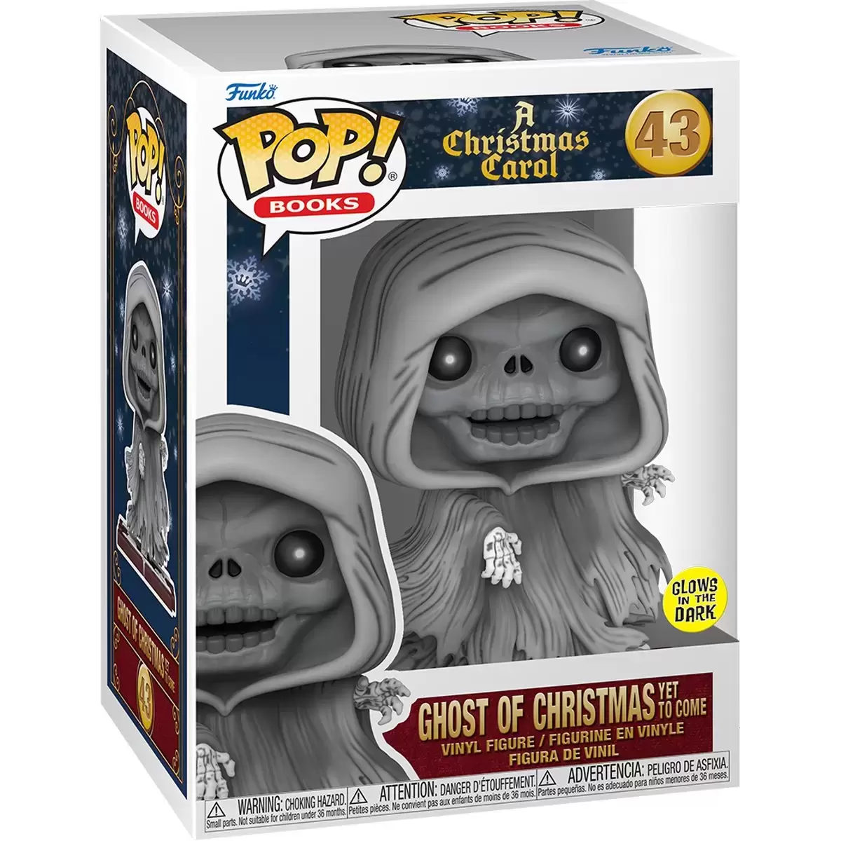 POP! Books - A Christmas Carol - Ghost Of Christmas Yet To Come GITD