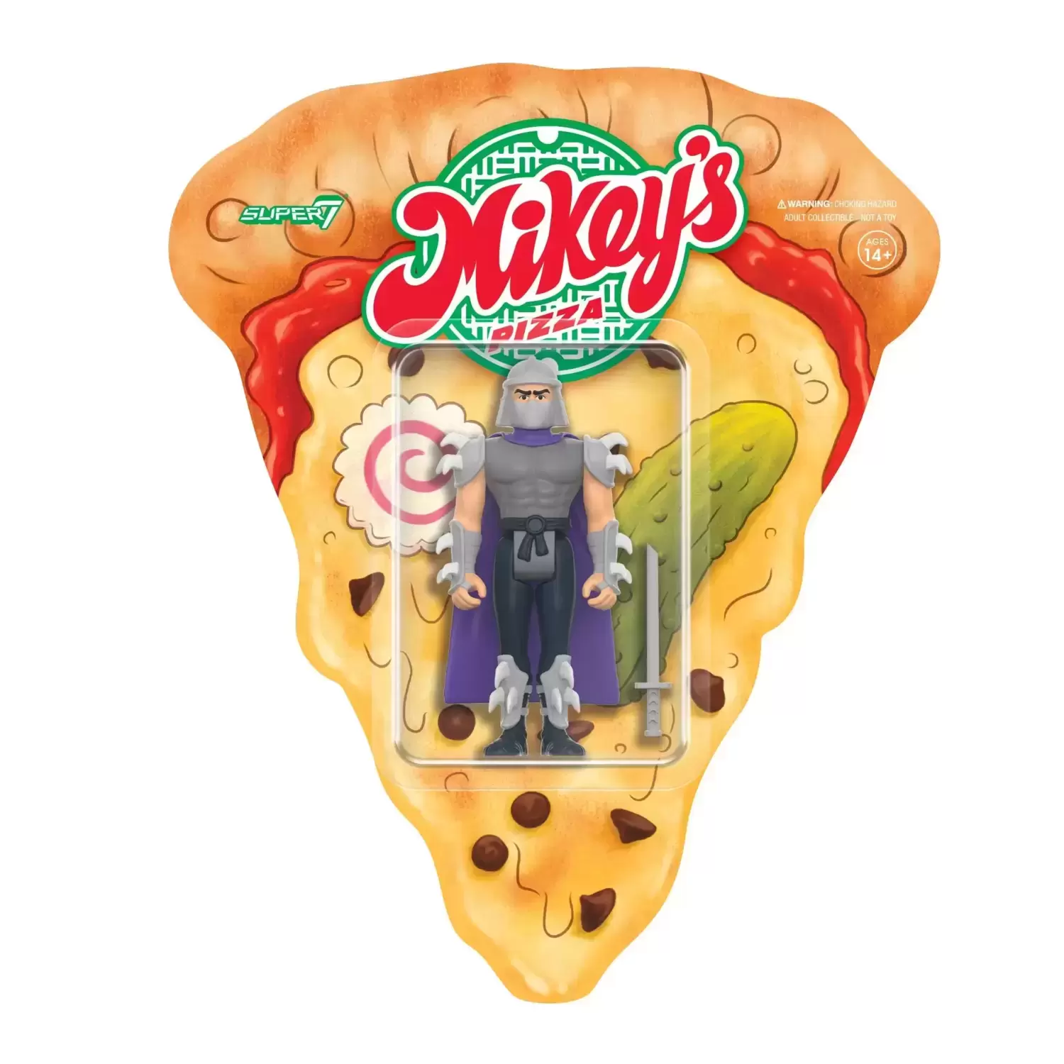 ReAction Figures - TMNT - Shredder - Weird Pizza To Go