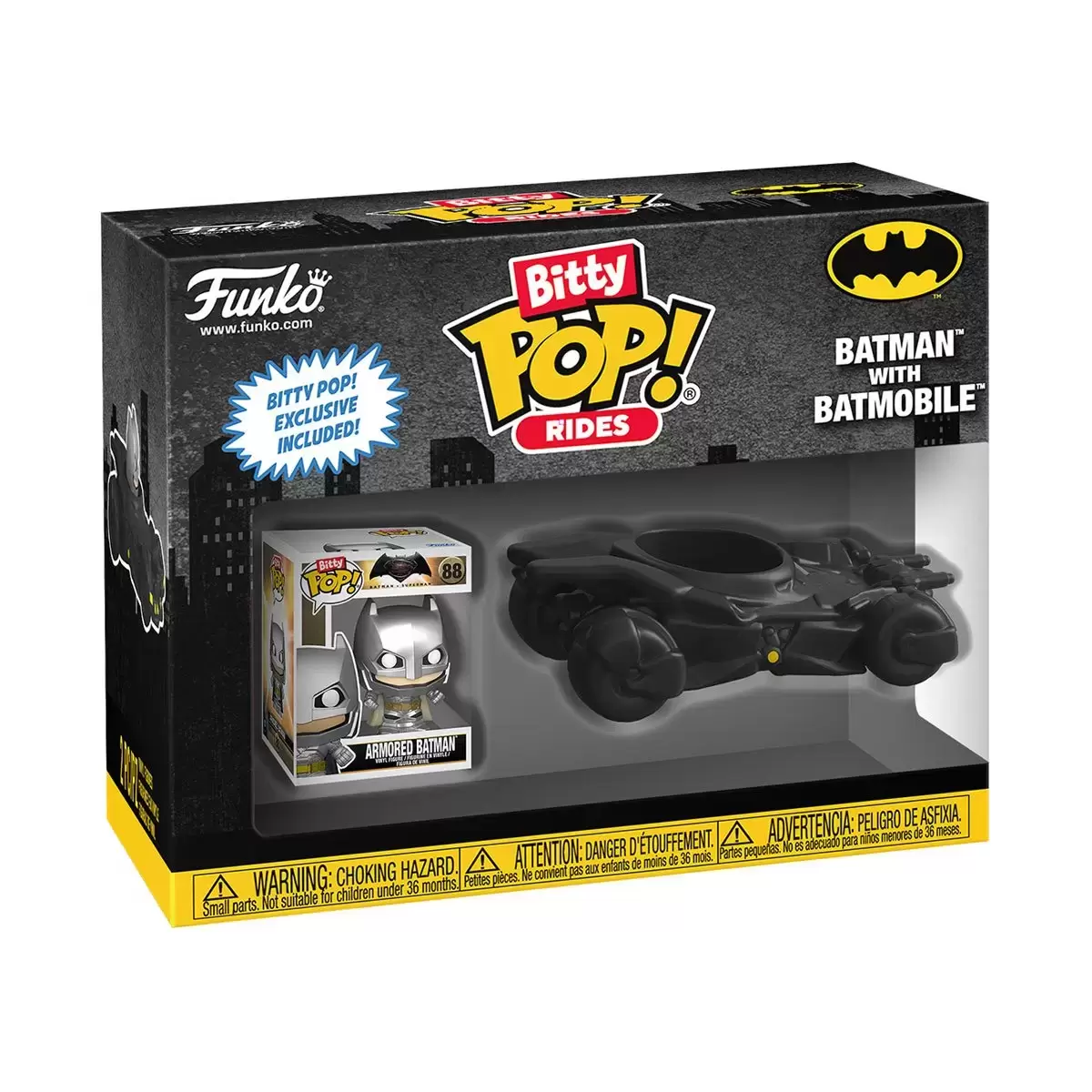 Bitty POP! - Rides - Batman with Batmobile