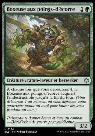 Bloomburrow - Boxeuse aux poings-d\'écorce