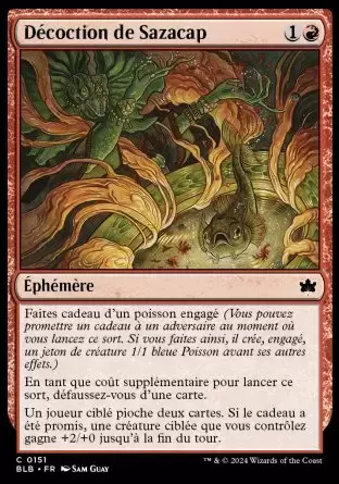 Bloomburrow - Décoction de Sazacap