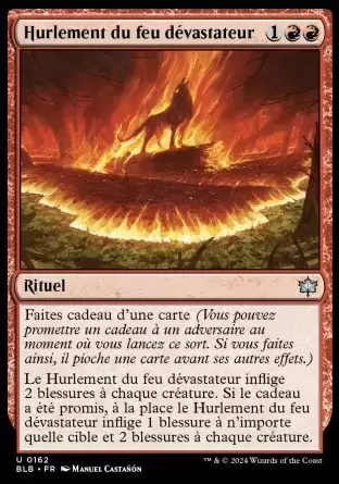 Bloomburrow - Hurlement du feu dévastateur