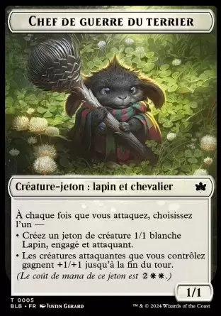 Bloomburrow - Jeton Chef de guerre du terrier