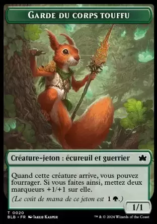 Bloomburrow - Jeton Garde du corps touffu