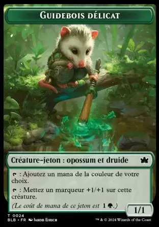Bloomburrow - Jeton Guidebois délicat