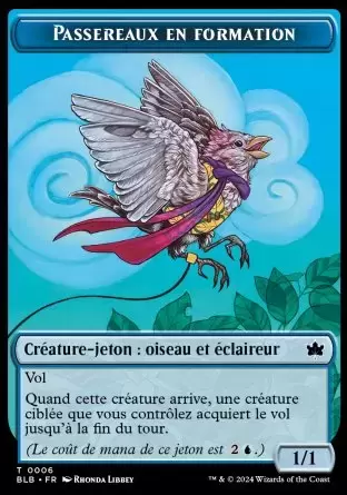 Bloomburrow - Jeton Passereaux en formation