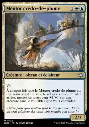 Bloomburrow - Mentor crédo-de-plume