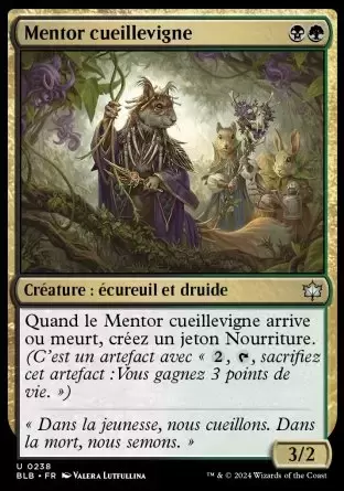 Bloomburrow - Mentor cueillevigne
