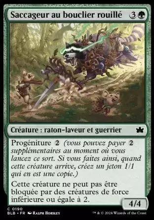 Bloomburrow - Saccageur au bouclier rouillé