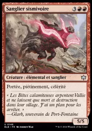 Bloomburrow - Sanglier sismivoire