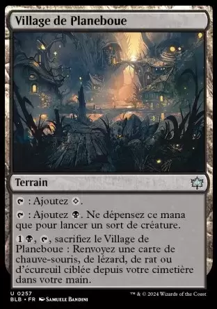 Bloomburrow - Village de Planeboue