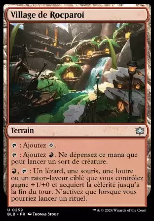 Bloomburrow - Village de Rocparoi