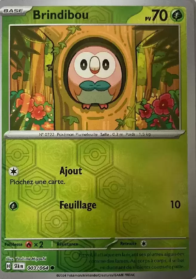 Fable Nébuleuse - SFAFR - Brindibou Reverse