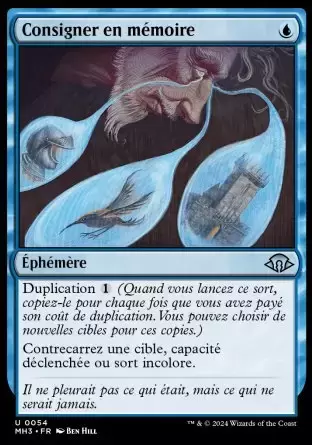 Horizons du Modern III (3) - Consigner en mémoire