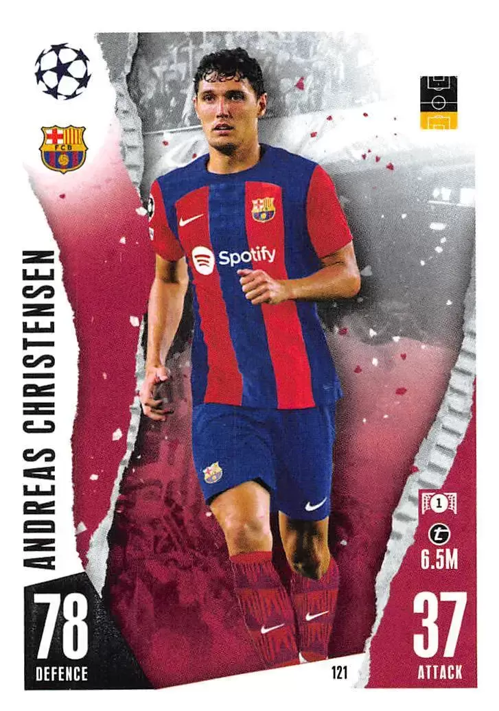 Match Attax - UEFA Champions League 2023/24 - Andreas Christensen