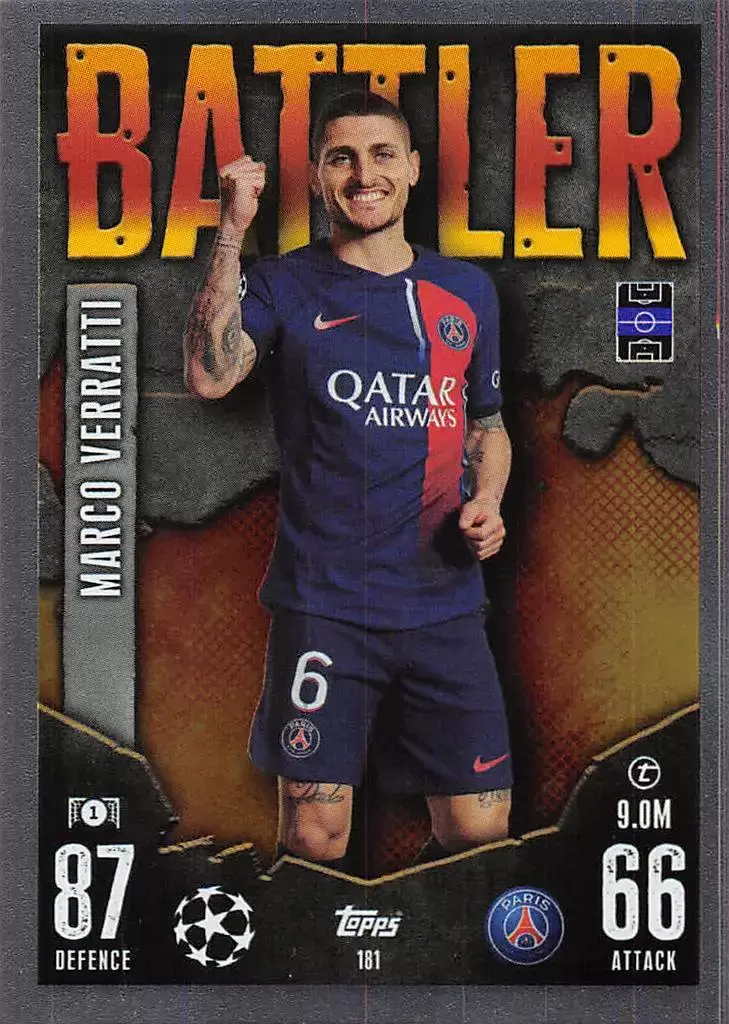 Match Attax - UEFA Champions League 2023/24 - Marco Veratti