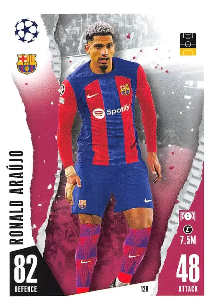 Match Attax - UEFA Champions League 2023/24 - Ronald Araújo