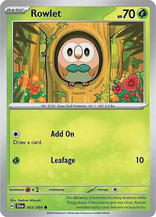 Shrouded Fable - SFAEN - Rowlet