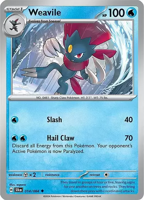 Shrouded Fable - SFAEN - Weavile
