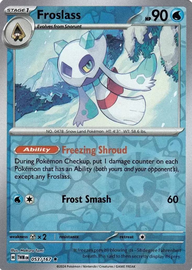 Twilight Mascarade - TWMEN - Froslass Reverse