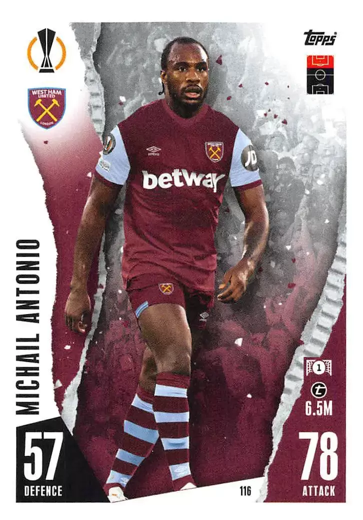 Match Attax - UEFA Champions League 2023/24 - Michail Antonio