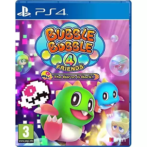 PS4 Games - Bubble Bobble 4 Friends: The Baron Is Back!