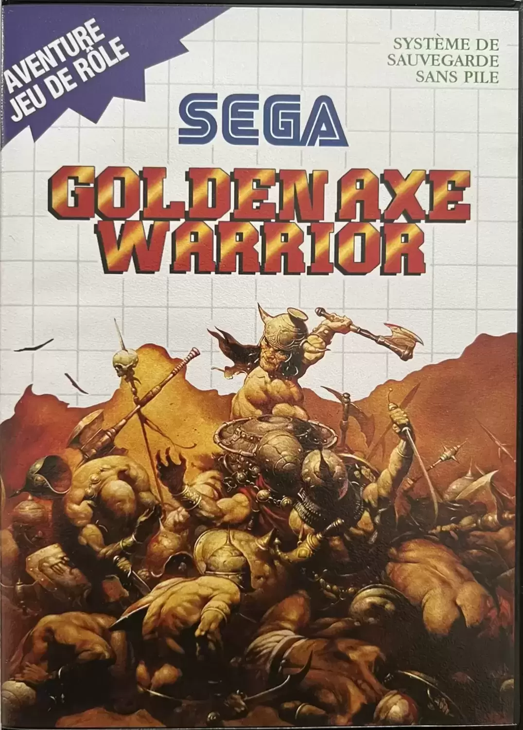EUR - European Master System Games - Golden Axe Warrior