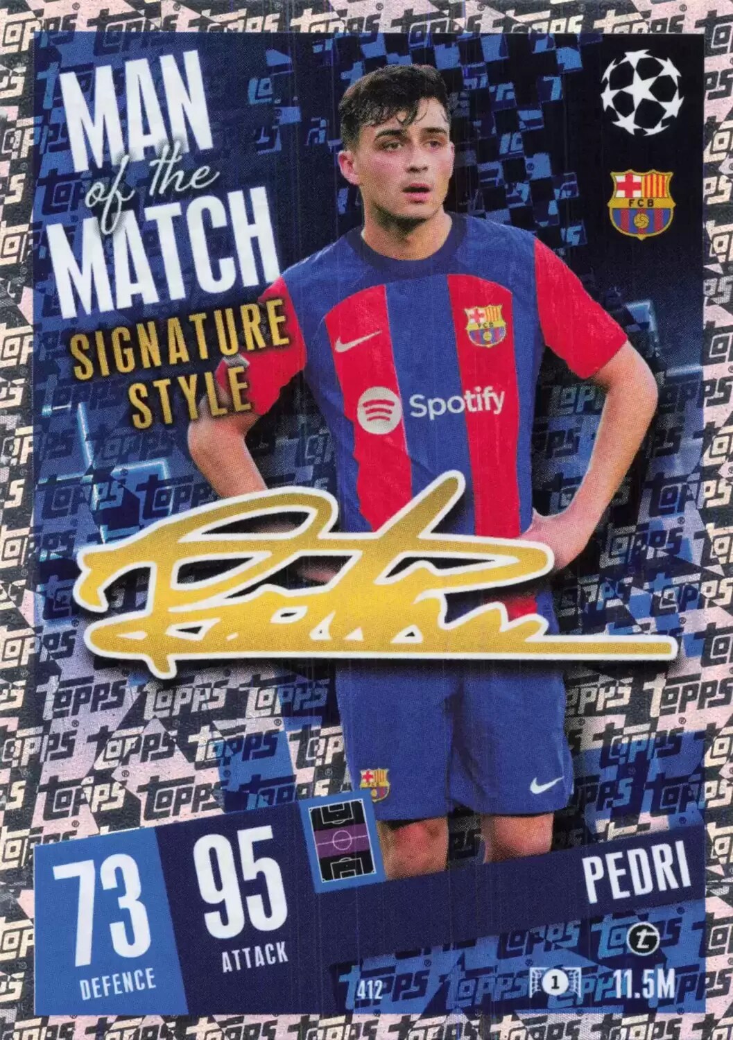 Match Attax - UEFA Champions League 2023/24 - Pedri