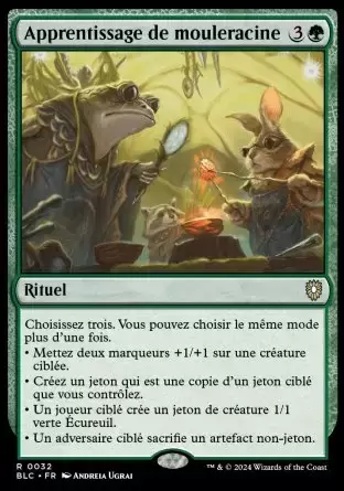 Bloomburrow Commander Decks - Apprentissage de mouleracine