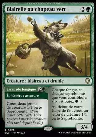 Bloomburrow Commander Decks - Blairelle au chapeau vert