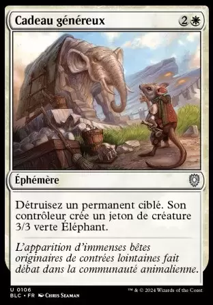 Bloomburrow Commander Decks - Cadeau généreux