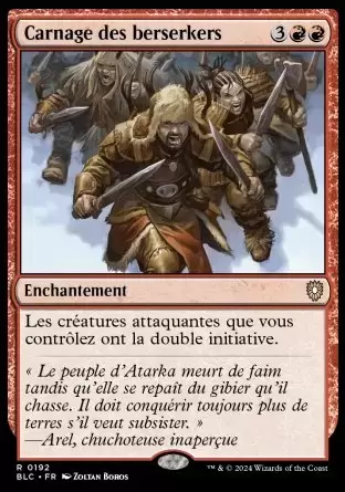 Bloomburrow Commander Decks - Carnage des berserkers