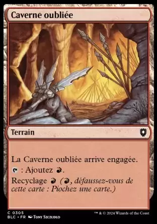Bloomburrow Commander Decks - Caverne oubliée